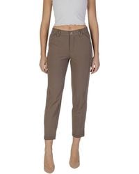 Street One - Brown Polyester Jeans & Pant - Lyst