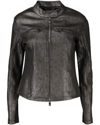 Desigual - Black Polyester 's Jacket - Lyst
