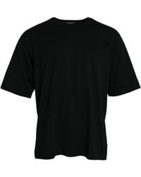 Dolce & Gabbana - Logo Embossed Crew Neck Short Sleeves T-Shirt - Lyst