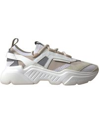 Dolce & Gabbana - Sneakers White Beige Leather Sport Daymaster Shoes - Lyst