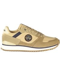 Napapijri - Brown Polyurethane Men's Sneaker - Lyst