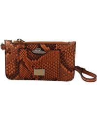 Dolce & Gabbana - Leather Coin Purse Wristlet Mirror Agnese Wallet - Lyst
