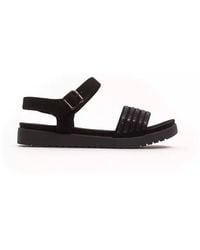 Péché Originel - Black Textile Sandal - Lyst