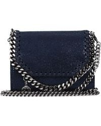 Stella McCartney - Stella Mc Cartney Wallet Eco Suede/Ink - Lyst