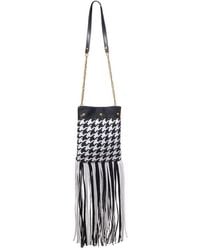 Versace - And Leather Handbag - Lyst