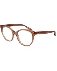 Max Mara - Brown Acetate Glasses (frames) - Lyst