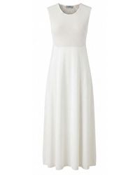 Malo - White Silk Dress - Lyst