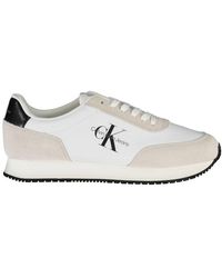 Calvin Klein - Sophisticated Sneakers With Contrast Details - Lyst