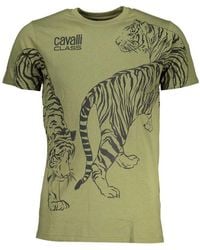 Roberto Cavalli - Cotton T-Shirt - Lyst