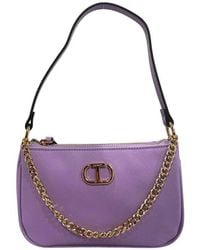 Twinset - Purple Pu Shoulder Bag - Lyst