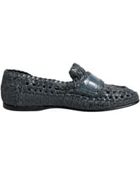 Dolce & Gabbana - Woven Leather Loafers - Lyst