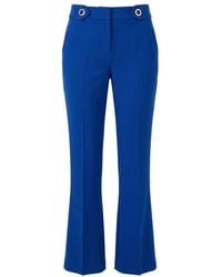 Trussardi - Blue Polyester Pants - Lyst