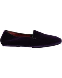 Dolce & Gabbana - Violet Velvet Slip On Men Flats Loafers Shoes - Lyst