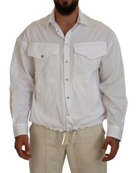 DSquared² - Dsqua2 Cotton Colla Casual Men Long Sleeves Jacket - Lyst