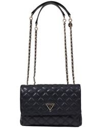 Guess - Black Polyethylene Handbag - Lyst