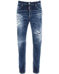 DSquared² - Destroyed Denim Jeans In 642 Style - Lyst