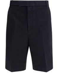 Thom Browne - Blue Polyester Bermuda Shorts - Lyst