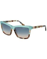 MARCIANO BY GUESS - Turquoise Acetate Sunglasses - Lyst