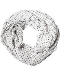 Dolce & Gabbana - Polka Dot Polyester Shawl Scarf - Lyst