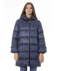 Baldinini - Light Blue Nylon Jackets & Coat - Lyst