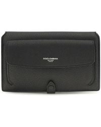 Dolce & Gabbana - Black Calf Leather Bos Taurus Shoulder Bag - Lyst