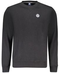 North Sails - Black Cotton Mens Sweatshirt - Lyst