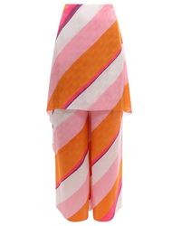 Fendi - Wide Trousers - Lyst