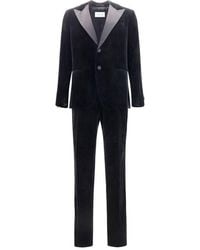 Ferragamo - Black Cotton Tuxedo - Lyst