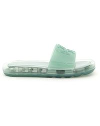 Tory Burch Bubble Jelly Slides - Green
