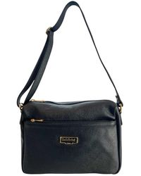 Baldinini - Black Leather Crossbody Bag - Lyst
