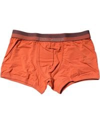 Dolce & Gabbana - Orange Cotton Regular Boxer Brief Underwear - Lyst