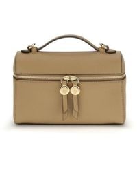 Tory Burch - Beige Calf Leather Bos Taurus Shoulder Bag - Lyst