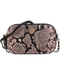 Tory Burch - Brown Leather Crossbody Bag - Lyst