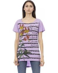 TRUSSARDI ACTION - Purple Cotton T - Lyst