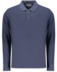 Timberland - Blue Cotton Men's Polo Shirt - Lyst