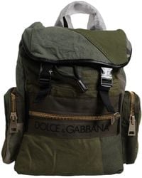 Dolce & Gabbana - Military Backpack In Canvas - Lyst