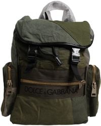 Dolce & Gabbana - Military Backpack In Canvas - Lyst