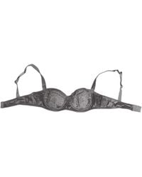 Dolce & Gabbana - Gray Silk Underwired Balconette Bra Underwear - Lyst