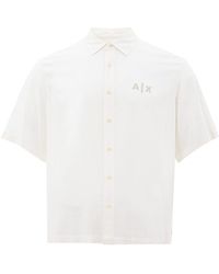 Armani Exchange - Viscose Shirt - Lyst