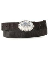 Brunello Cucinelli - Brown Calf Leather Bos Taurus Regular Belt - Lyst