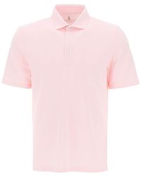 Brunello Cucinelli - Polo Shirt With French Collar - Lyst