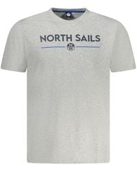 North Sails - Grigio Cotton Men T - Lyst