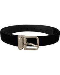 Dolce & Gabbana - Elegant Grosgrain Leather Belt - Lyst