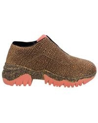 Borbonese - Beige Leather 's Sneaker - Lyst