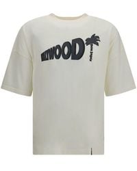 Palm Angels - White Cotton T - Lyst