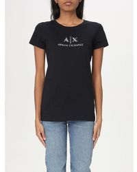 ARMANI EXCHANGE - Black Cotton T - Lyst