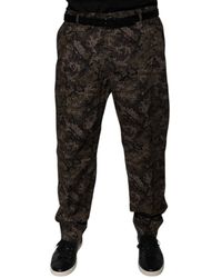 Dolce & Gabbana - Multicolor Camouflage Men Dress Pants - Lyst