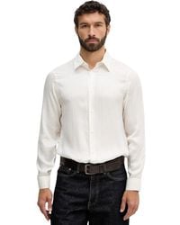 ARMANI EXCHANGE - Bicolor Viscose Pattern Shirt - Lyst