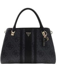 Guess - Gray Polyethylene Handbag - Lyst