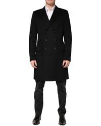 Dolce & Gabbana - Double-breasted Cashmere Coat - Lyst